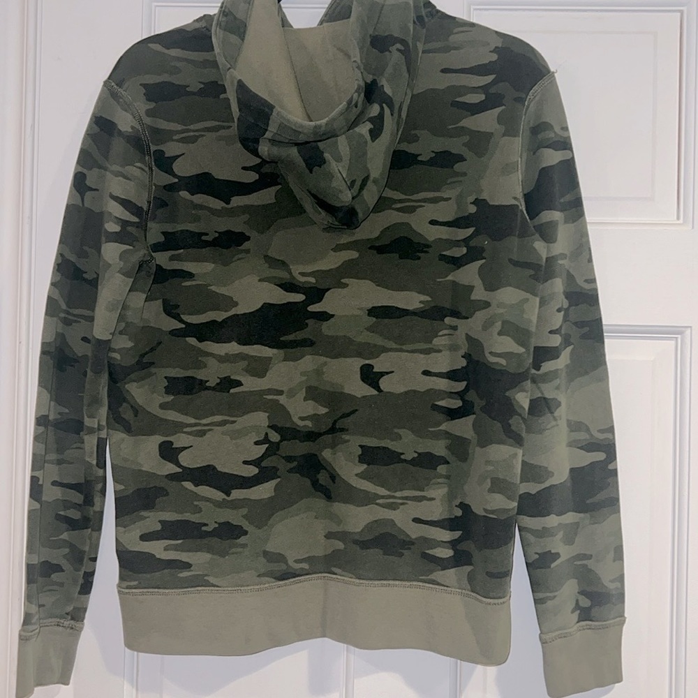 Abercrombie Kids Camo Popover Hoodie Size 15/16 - Picture 5 of 8